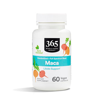 365 by Whole Foods Market, Maca Standardized + Full Spectrum Blend, Libido Support, Vegan Capsules, 60 Count 365 by Whole Foods Market Au supplements