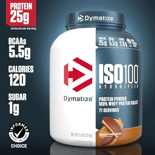 Dymatize ISO 100 Whey Protein Powder with 25g of Hydrolyzed 100% Whey Isolate Dymatize Au supplements