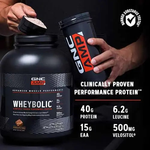 GNC AMP Wheybolic | Targeted Muscle Building and Workout Support Formula | Pure Whey GNC Au supplements