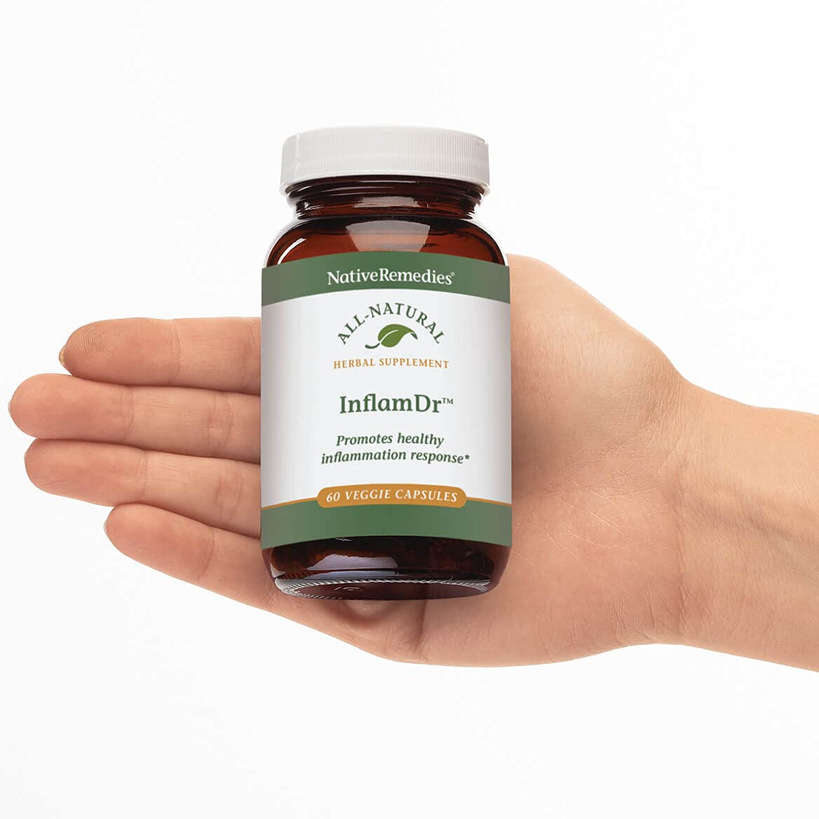 Native Remedies Inflam Dr. - All Natural Herbal Supplement Promotes Healthy Inflammation Response - Helps Fight Oxidative Stress to Cells - 60 Veggie Caps Native Remedies Au supplements