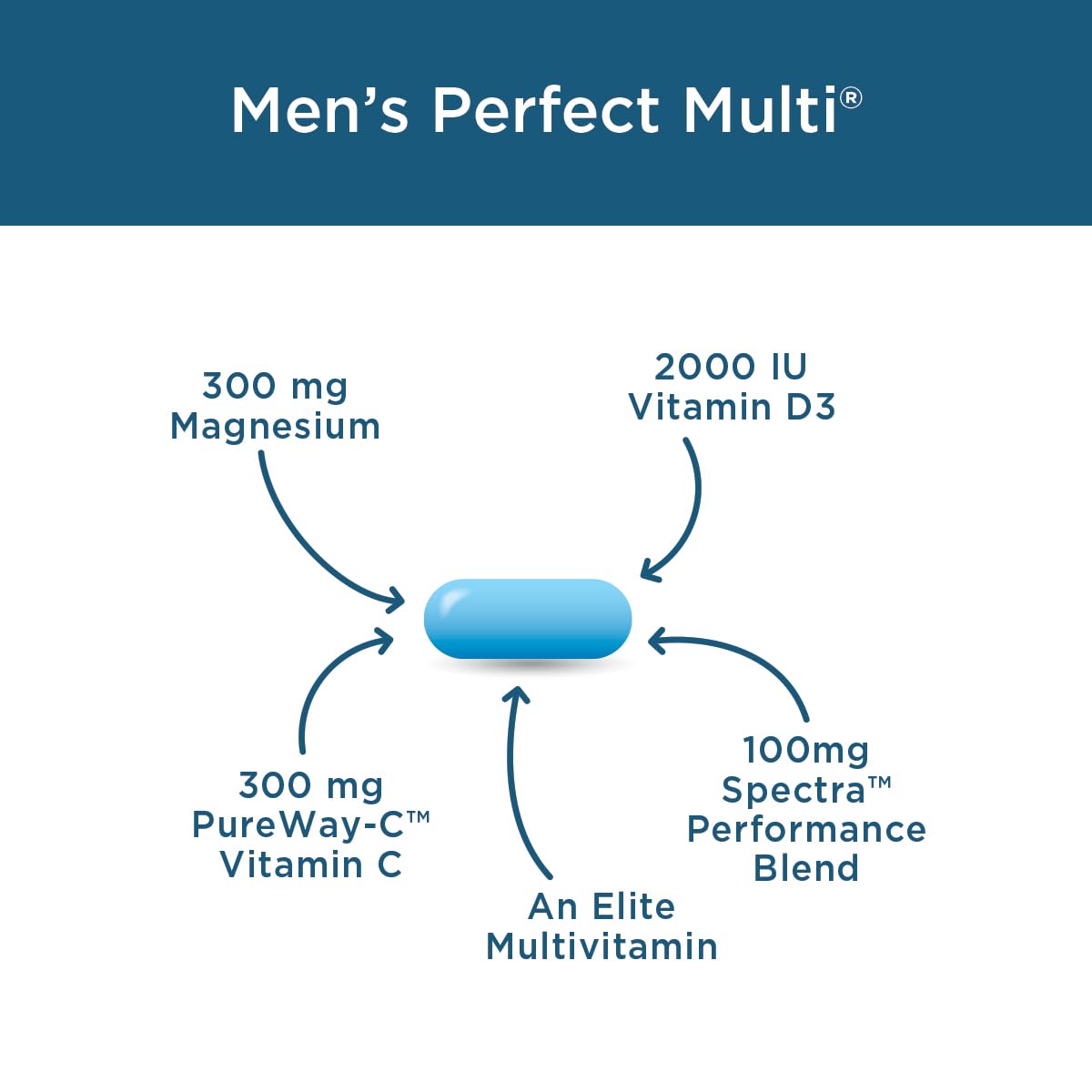 Purity Products Men's Perfect Multi from Vitamins, Minerals and Phytonutrients - Promotes Energy, Vitality and Stamina - Easy to Swallow - 90 Tablets Purity Products Au supplements