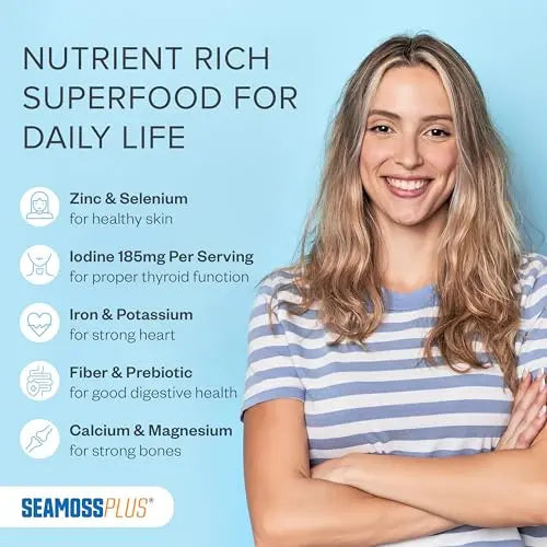 Power By Naturals Sea Moss Plus - USDA Certified Organic Wildcrafted Irish Power By Naturals Au supplements
