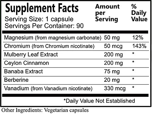 Daily Maunfacturing Carbo-Care™ (Magnesium, Chromium, Mulberry Leaf Extract, Ceylon Daily Manufacturing Au supplements