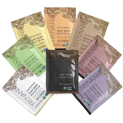 Truvani Organic Vegan Protein Powder Sample Pack - 20g of Plant Based Protein, Organic Truvani Au supplements