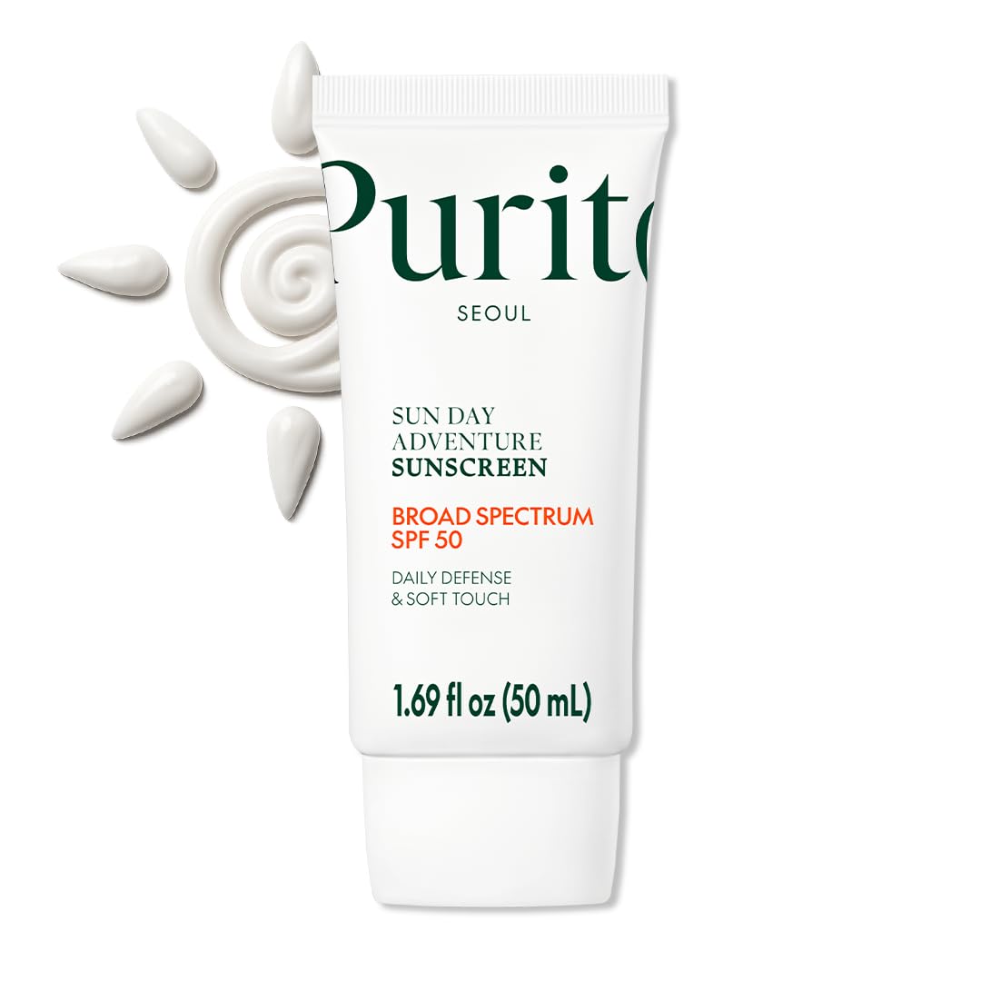 PURITO Korean Sunscreen SPF 50 | Lightest Texture, No White Cast, Broad Spectrum UVA/UVB | Oil-Free, Vegan, For All Skin Types | Daily Lightweight Sun Protection | Korean Skincare, 50mL 1.69 fl.oz PURITO Au supplements