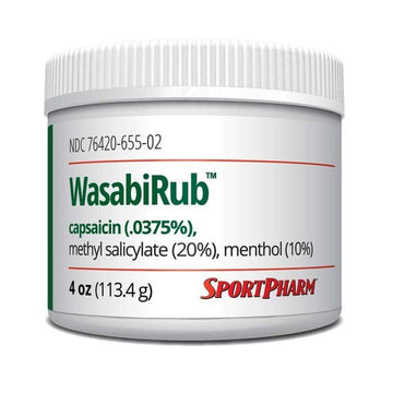 WasabiRub Sports Topical Pain Relief Gel - Joint & Muscle Care - Lightweight Fast-Absorbing Gel for Everyday Movement SportPharm Au supplements