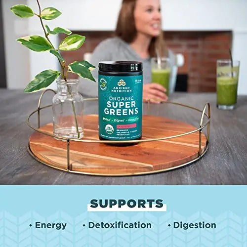 Ancient Nutrition Organic Watermelon Supergreens, 8.82 OZ Ancient Nutrition Au supplements