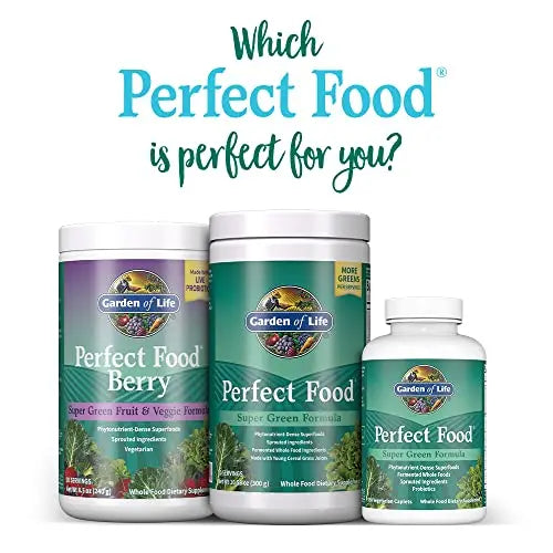 Garden of Life Perfect Food Super Green Formula - 14 Servings | 45 Superfoods, Greens Garden of Life Au supplements