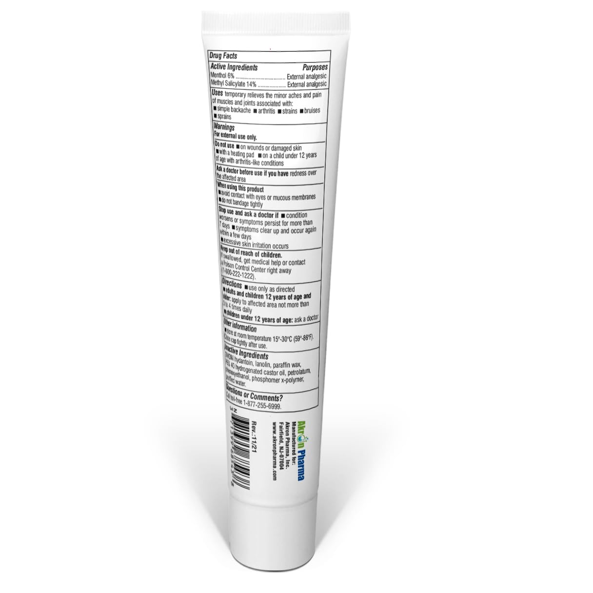 ASPERFLEX Ultra Strength Topical Analgesic Pain Relief Cream for Arthritis, Muscle, and Joint Pains -3 oz by Akronpharma. ASPERFLEX Au supplements