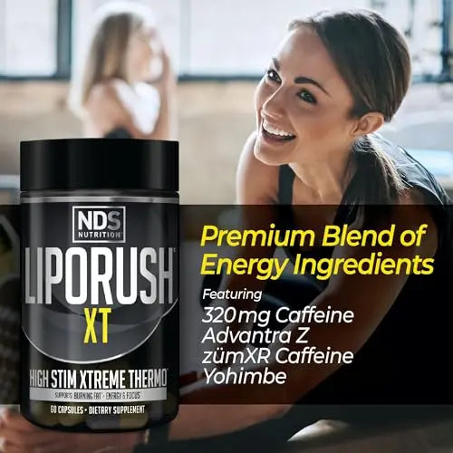 LIPORUSH NDS Nutrition XT - Super Concentrated Thermogenic with L-Carnitine & Teacrine LIPORUSH Au supplements