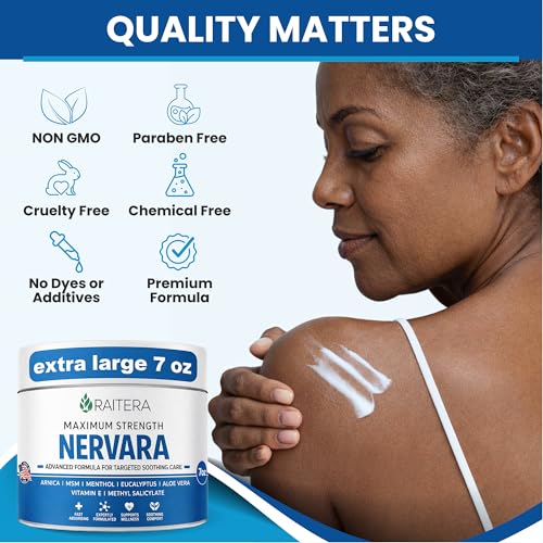 Raitera Neuropathy Cream – Extra Strength for Feet, Hands, Legs, Toes – Advanced Cooling Non-Greasy Fast Absorbing Formula - Natural Ingredients Frankincense, Arnica, Aloe Vera, Turmeric, MSM Raitera Au supplements