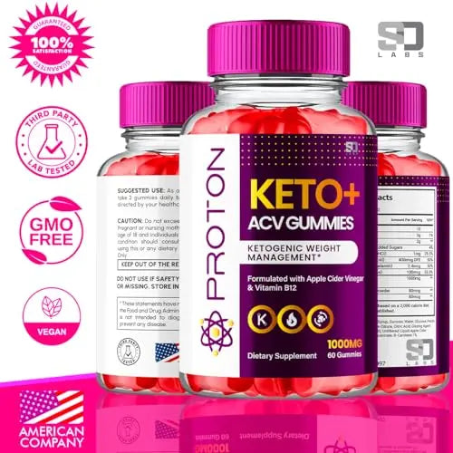 Proton Keto ACV Gummies Advanced Weight Loss 1000 MG, Proton Keto ACV Gummies S.O Labs Au supplements
