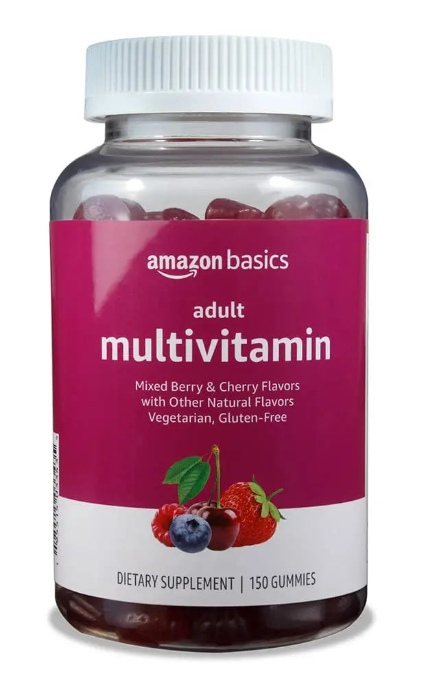 Amazon Basics Adult Multivitamin, 150 Gummies, 75-Day Supply, Mixed Berry Amazon Basics Au supplements