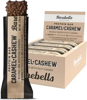 Barebells Protein Bars Caramel Cashew - 12 Count, 1.9oz Bars with 20g of High Protein BAREBELLS Au supplements
