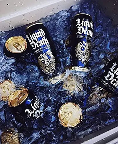 Liquid Death Sparkling Mountain Water, 16.9 oz Tallboys (18-Pack) Liquid Death Au supplements