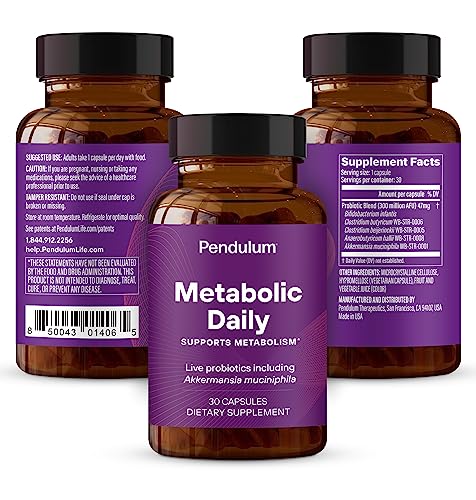 Pendulum Metabolic Daily - Multi-Strain Probiotic with Akkermansia muciniphila to Support Metabolism and Sustain Energy Levels Pendulum Au supplements