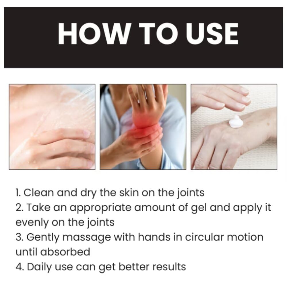 ETKOVNJ 6 Packs Bee Venom Cream, Bee Venom Bone Gel Joint Gel for Neck, Waist, Back of Hands, Feet and Legs ETKOVNJ Au supplements