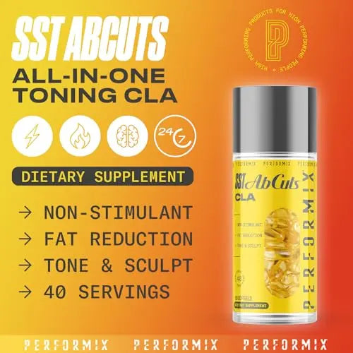 PERFORMIX - SST AbCuts - CLA 1,000 mg - Stim Free - Thermogenic PERFORMIX Au supplements