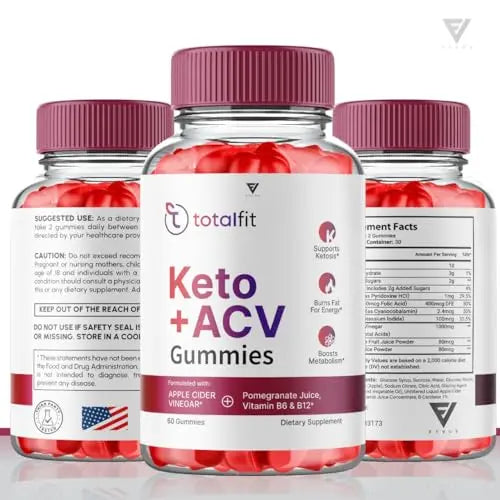 (2 Pack) Total Fit Keto ACV Gummies Advanced Weight Loss, Total Keto ACV Apple Cider Fyvus Au supplements
