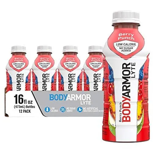 BODYARMOR LYTE Sports Drink Low-Calorie Sports Beverage, Berry Punch, Coconut BODYARMOR Au supplements