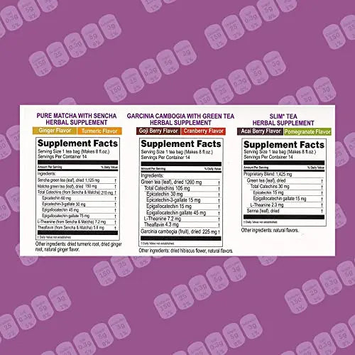Hyleys 14 Day Weight Loss Tea - 42 Tea Bags (1 Pack), Detox Tea for Cleanse HYLEYS Au supplements