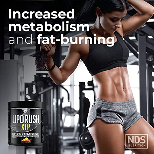 LIPORUSH NDS Nutrition XTP Thermogenic Fat Burner with L-Carnitine - Energy, Focus LIPORUSH Au supplements
