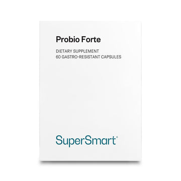 Supersmart - Probio Forte 8 Billion CFU per Capsule (Advanced Formula) - Daily Probiotics Supplement for Women & Men | Non-GMO & Gluten-Free - 60 DR Caps Supersmart Au supplements