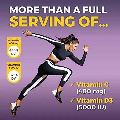 Viva Naturals Sambucus Elderberry with Vitamin C and Zinc for Adults - 5 in 1 Sambucus Viva Naturals Au supplements