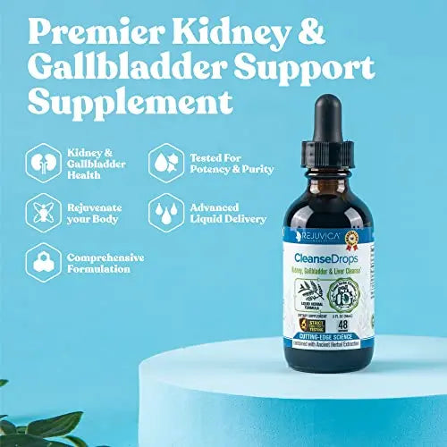 Cleanse Drops - Advanced Kidney & Gallbladder Cleanse Support Rejuvica Health Au supplements
