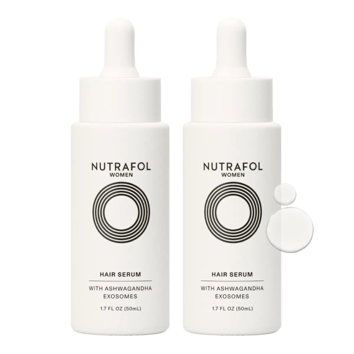 Nutrafol Women's Hair Serum, Safe for Hair Extensions and Color, for Visible Thickness and Strength, Vegan, Lightweight and Fast-Absorbing - 1.7 Fl Oz, Pack of 2 Nutrafol Au supplements