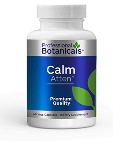 Professional Botanicals Calm Attention - Natural Attention and Mood Support, Rosemary, Vitamin B6, Gotu Kola, Focus, Relaxation, and Concentration Aid - 60 Veg Capsules Professional Botanicals Au supplements