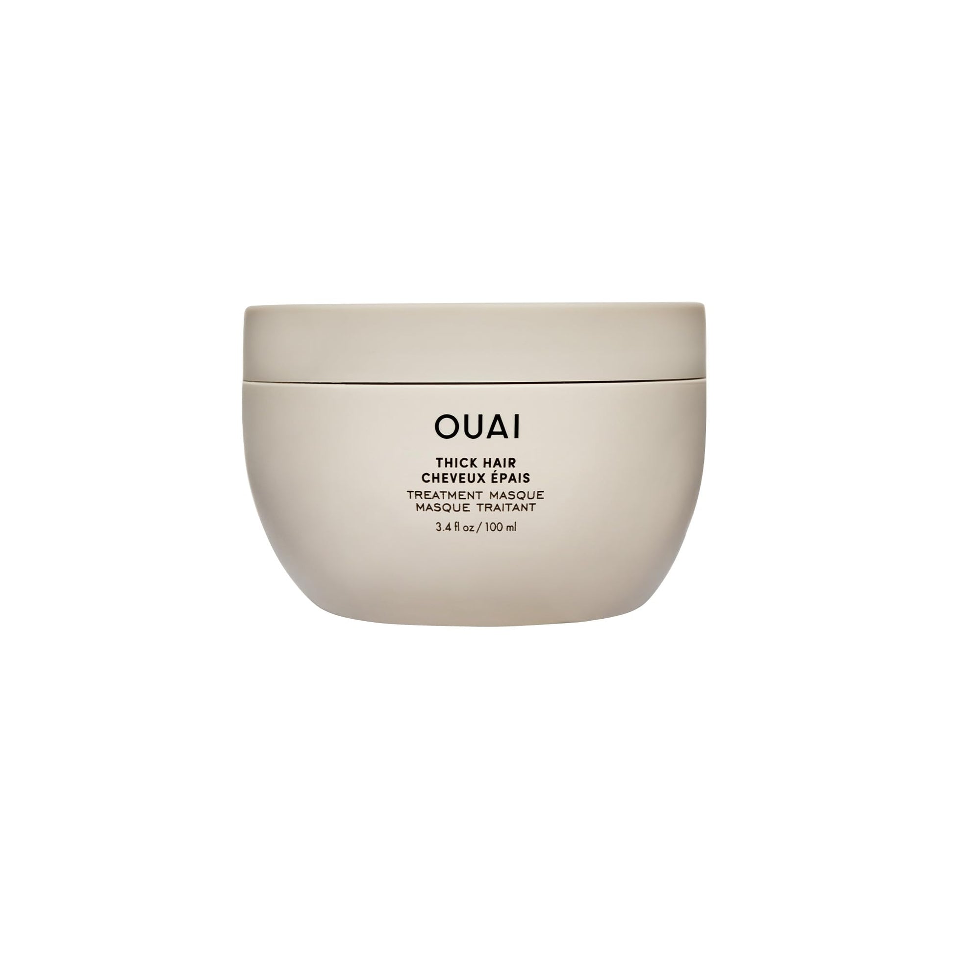 OUAI Thick Hair Mask - Treatment Masque with Almond Oil, Olive Oil, & Hydrolyzed Keratin to Restore Damaged Hair - Phthalate & Paraben Free Masque (3.4 Oz) OUAI Au supplements
