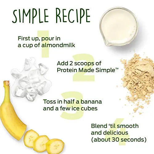 Vega Protein Made Simple, Dark Chocolate - Stevia Free Vegan Protein Powder Vega Au supplements