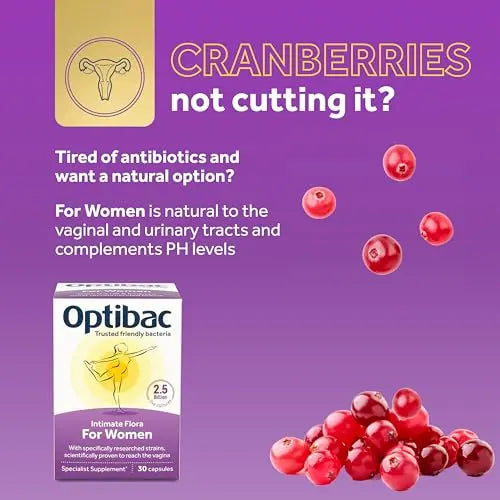 Optibac Probiotics for Women - Vegan Probiotic Supplement, Scientifically Formulated OptiBac Au supplements