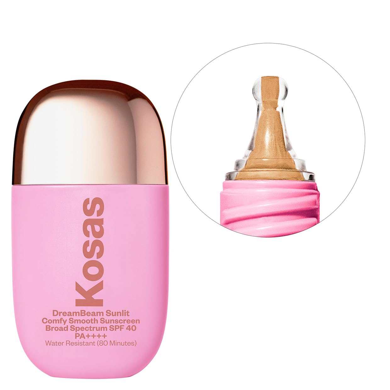 Kosas DreamBeam SPF 40 Mineral Sunscreen for Face + Makeup Prep – Lightweight Hydrating Sun Protection, 40 ml Kosas Au supplements