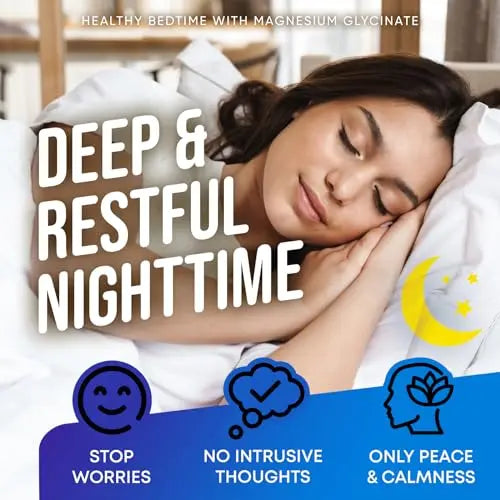 Magnesium Glycinate 500MG - Magnesium for Sleep - High Absorption Chelated Magnesiu JOYLI Nutrition Au supplements