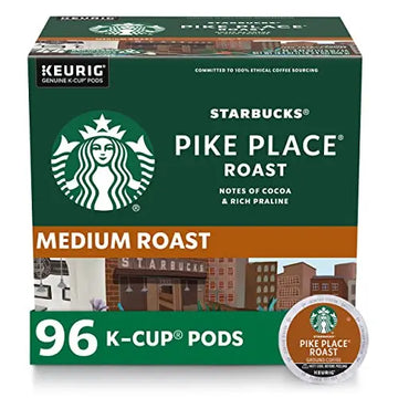 Starbucks K-Cup Coffee Pods—Medium Roast Coffee—Pike Place Roast for Keurig Starbucks Au supplements