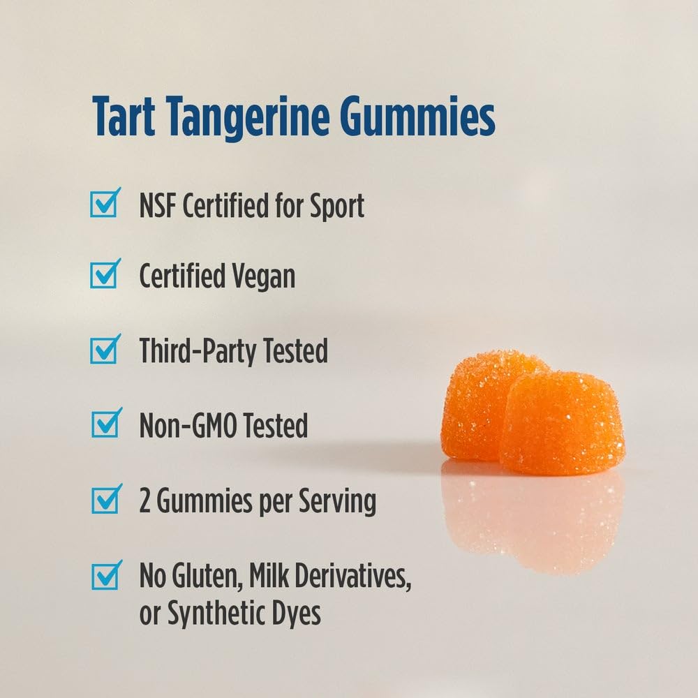 Nordic Naturals Vitamin C Gummies Sport, Tart Tangerine - 120 Gummies - 250 mg Vitamin C - Antioxidant Protection - NSF Certified - Non-GMO, Vegan - 60 Servings Nordic Naturals Au supplements