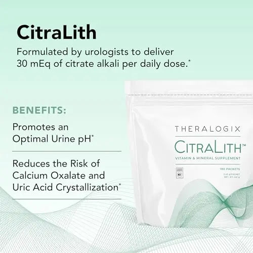 Theralogix CitraLith Vitamin & Mineral Supplement - 90-Day Supply - Kidney Health Theralogix Au supplements