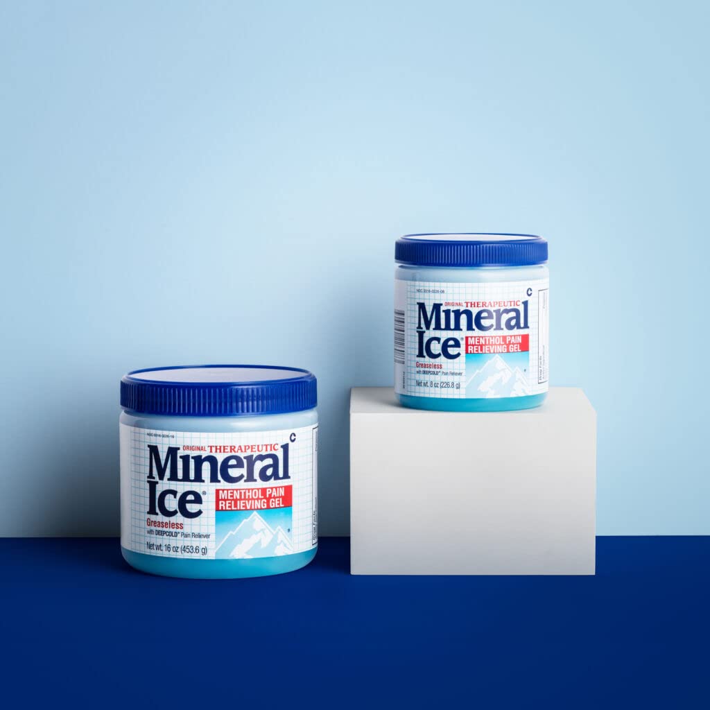 Mineral Ice Pain Relieving Gel - 8 oz, Pack of 4 Mineral Ice Au supplements