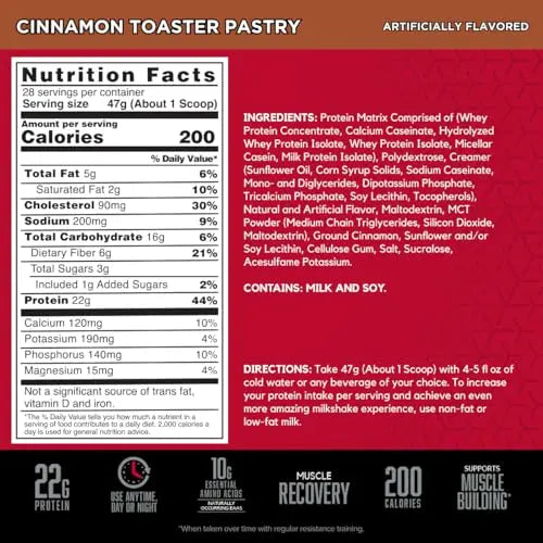 BSN SYNTHA-6 Whey Protein Powder with Micellar Casein, Milk Isolate, Cinnamon Toaster BSN Au supplements