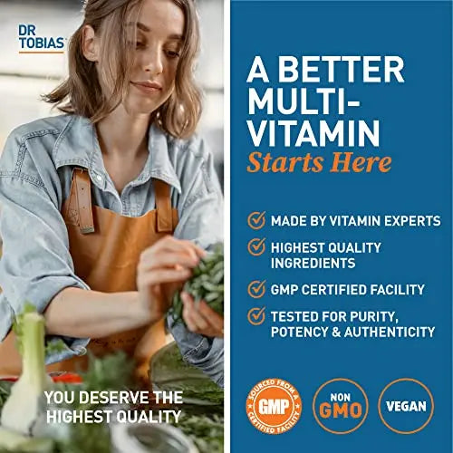 Dr. Tobias Adult Multivitamin for Women & Men, Energy & Immune Support from 42 Fruits Dr. Tobias Au supplements