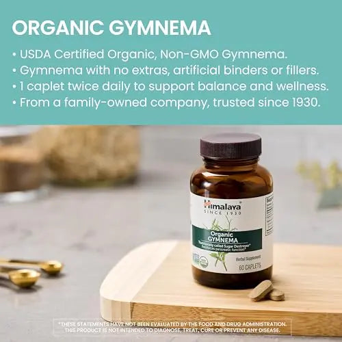 Himalaya Organic Gymnema Herbal Supplement for Weight Management, USDA Certified Himalaya Au supplements