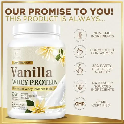 Hello Lovely! Whey Protein Powder, Vanilla Flavored Whey Isolate with 26g Protein Hello Lovely! Au supplements