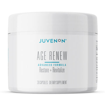 Juvenon AgeRenew Beta Glucan Anti Aging Immunity Support Supplement, Beta Glucan with Zinc Quercetin for Immune Defense Boost Juvenon Au supplements