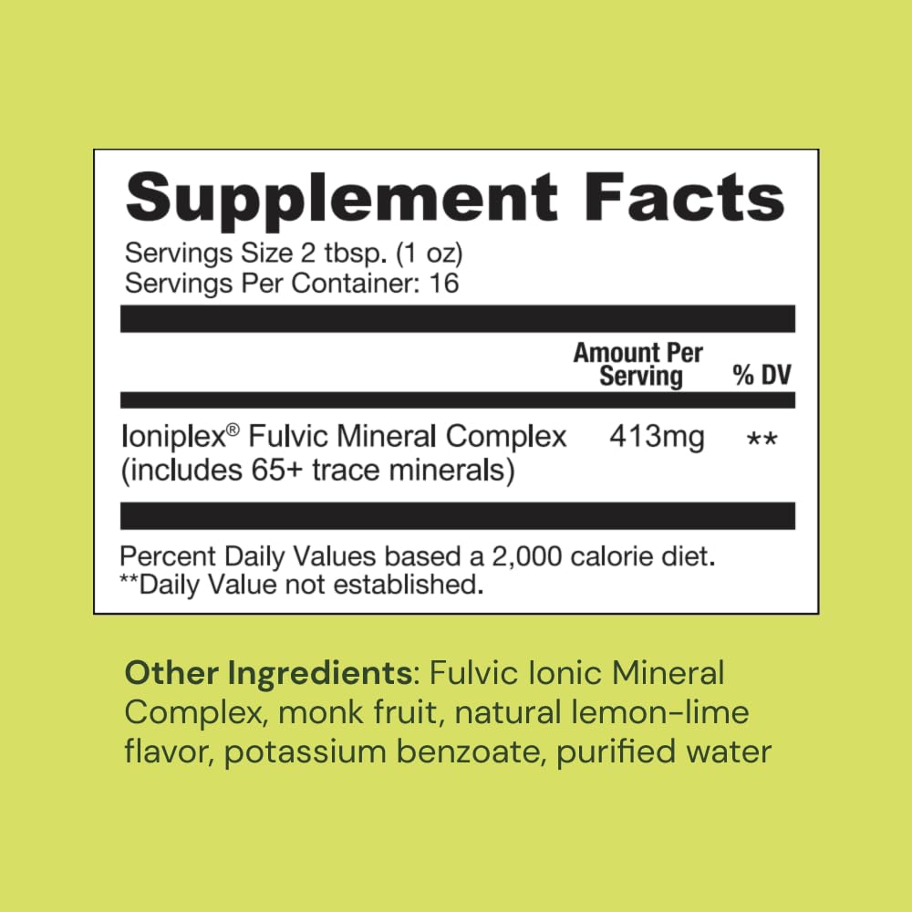 Ameo Life Fulvic Acid & Mineral Complex – Cellular Support, Detox, Collagen Boost – Promotes Skin, Hair, Nail Growth & Energy – Vegan, Gluten-Free, Non-GMO, Made in the USA -16 OZ Ameo Life Au supplements