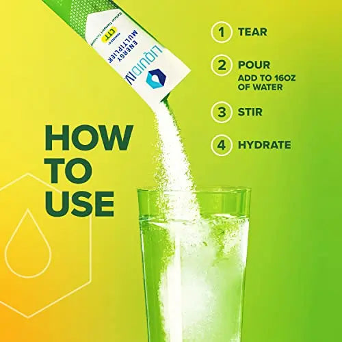 Liquid I.V. Hydration + Energy Multiplier - Mango Tamarind - Hydration Powder Packets Liquid I.V. Au supplements