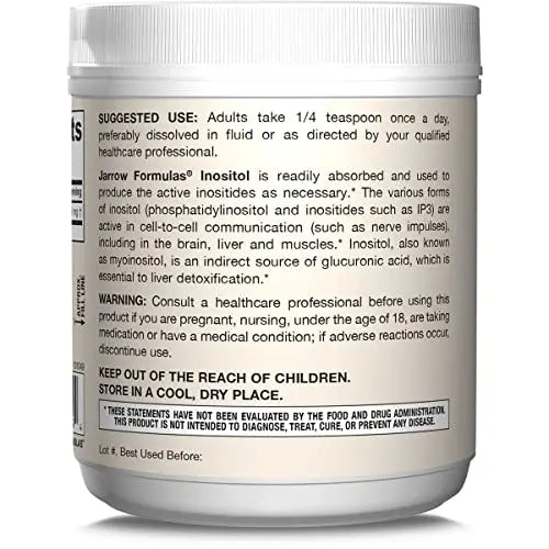 Jarrow Formulas Inositol 600 mg, Dietary Supplement for Cellular Health Support, 8 oz Jarrow Formulas Au supplements