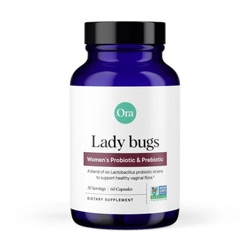 Ora Organic Prebiotics and Probiotics for Women - Lactobacillus for Vaginal and Urinary Tract Health, Contains 16 Billion CFU, 6 Strains - 1 Month Supply, 60 Vegan Probiotic Capsules Ora Organic Au supplements